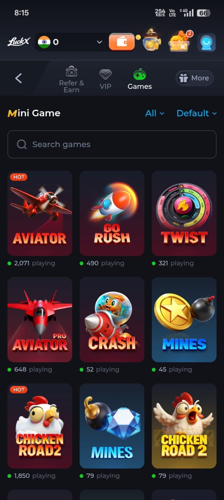 LuckX APK download and LuckX game app